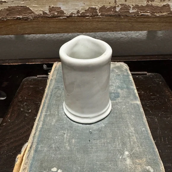 Vintage White Ceramic Creamer - Picture 2 of 6